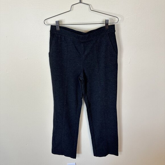 Erika Womens Charcoal Gray Pants Small Career Business Slacks Stretch Pockets - Picture 1 of 9